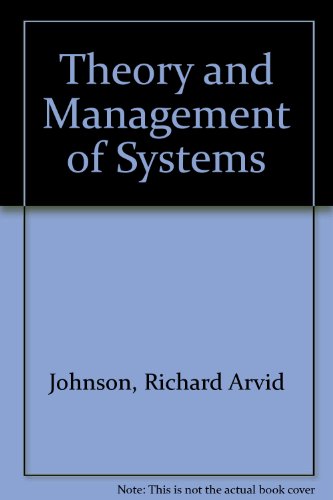 Book The Theory and Management of Systems 2nd Edition free