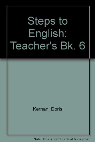 Book Steps To English Book Six: Teacher's Edition (bk. 6) free
