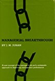 Book Managerial Breakthrough; a New Concept of the Manager's Job free