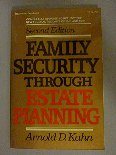 Book Family security through estate planning free