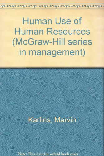 Book The Human Use of Human Resources free