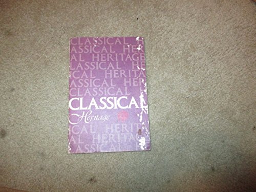 Book The classical heritage (Patterns in literary art) free