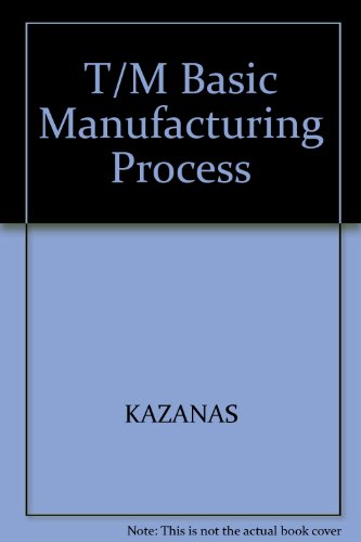 Book Basic Manufacturing Processes free
