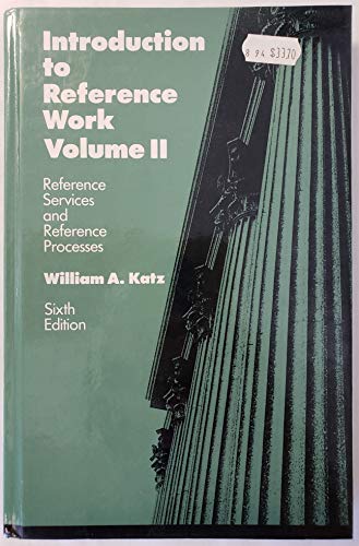 Book Introduction to Reference Work: Reference Services and Reference Processes free