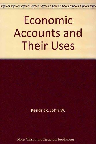 Book Economic accounts and their uses free