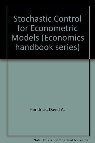 Book Stochastic Control For Economic Models (j. Ranade Ibm Series) free
