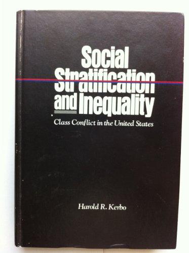 Book Social stratification and inequality: Class conflict in the United States free