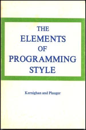 Book The Elements of Programming Style free