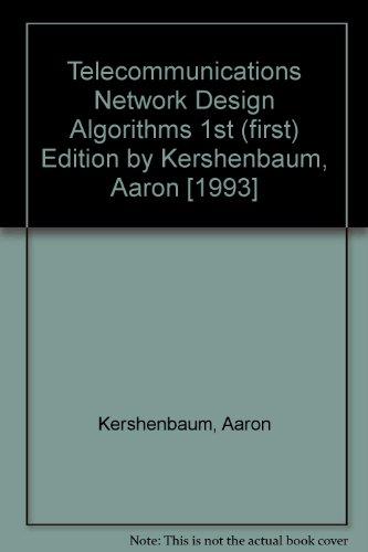 Book Telecommunications Network Design Algorithms free