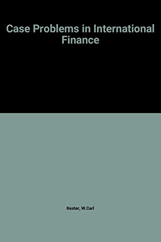 Book Case Problems In International Finance free
