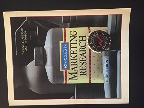 Book Exercises In Marketing Research (mcgraw-hill Series In Marketing) free