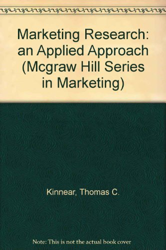 Book Marketing Research: An Applied Approach (MCGRAW HILL SERIES IN MARKETING) free