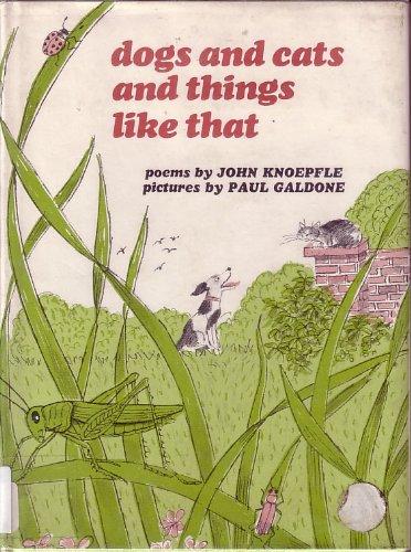 Book Dogs and cats and things like that;: Poems free
