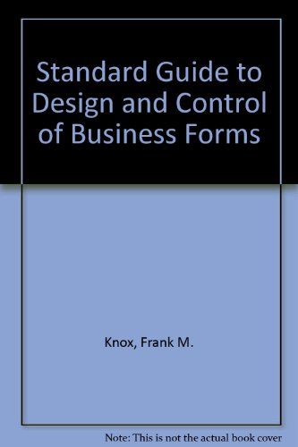Book Knox Standard Guide To Design And Control Of Business free