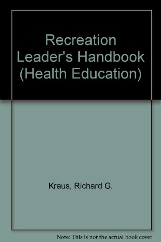 Book Recreation Leader's Handbook (health Education) free