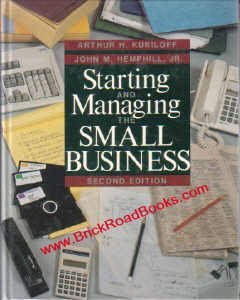 Book Starting and managing the small business free