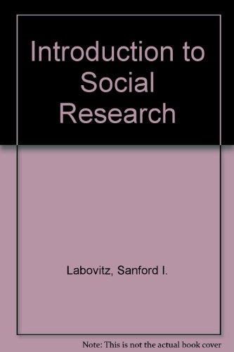 Book Introduction To Social Research free
