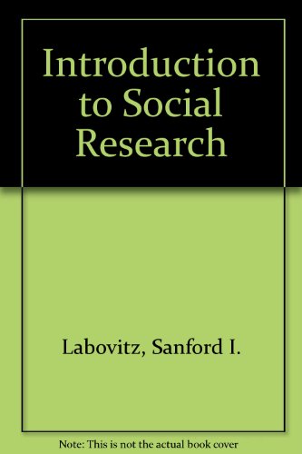 Book Introduction to Social Research free