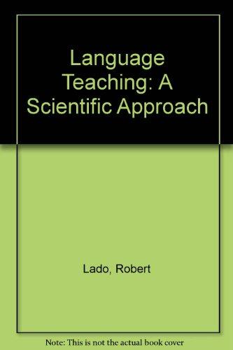 Book Language Teaching, a Scientific Approach free
