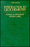 Book Introduction To Geochemistry - 3rd Edition free