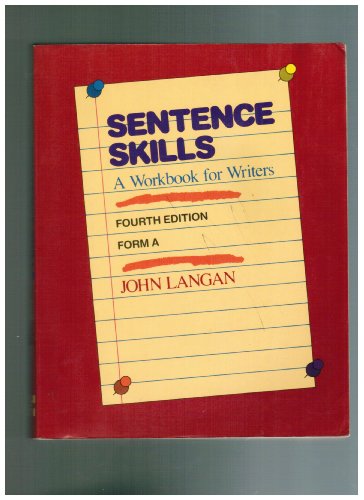Book Sentence skills: A workbook for writers : form A free