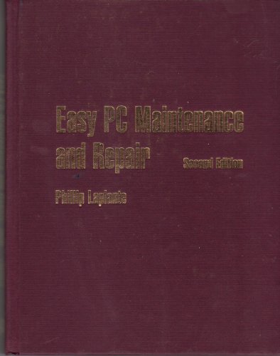 Book Easy PC Maintenance and Repair free