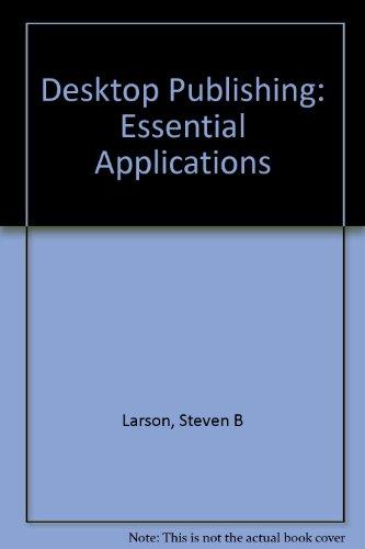Book Desktop Publishing: Essential Applications free