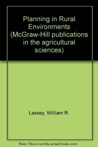 Book Planning in Rural Environments (McGraw-Hill publications in the agricultural sciences) free