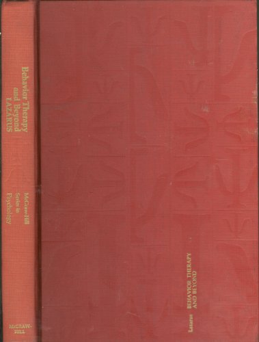 Book Behavior Therapy and Beyond (McGraw-Hill series in psychology) free