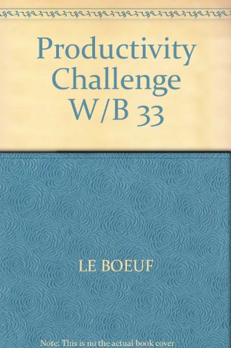 Book The Productivity Challenge free