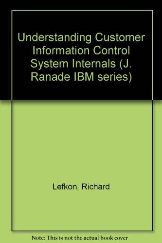 Book Understanding Cics Internals (j Ranade Ibm Series) free