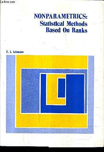 Book Nonparametrics: Statistical Methods Based on Ranks free