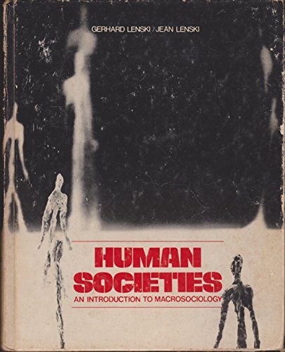 Book Human Societies: An Introduction To Macrosociology free