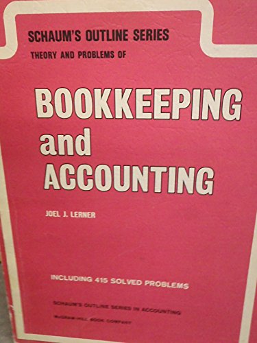 Book Schaum's outline of theory and problems of bookkeeping and accounting (Schaum's outline series) free