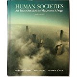 Book Human societies: An introduction to macrosociology free