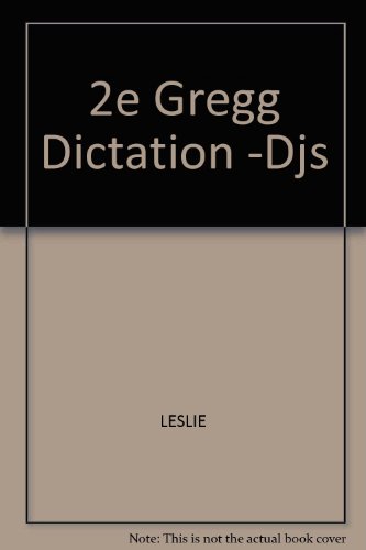 Book Gregg Dictation (Diamond Jubilee Series) free