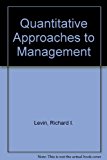 Book Quantitative Approaches to Management free