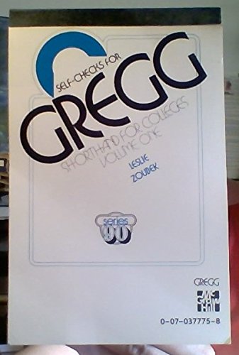 Book Self-Checks for Gregg Shorthand for Colleges free
