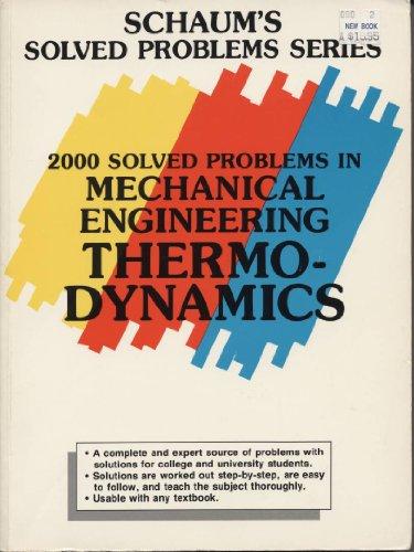 Book 2000 Solved Problems in Mechanical Engineering Thermodynamics (Schaum's Solved Problems Series) free