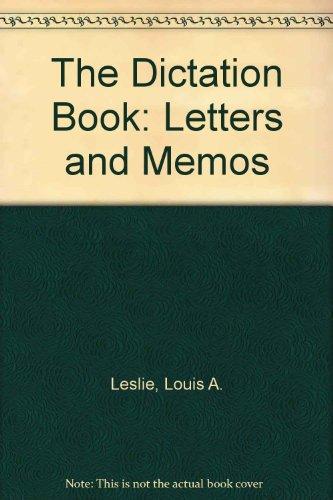 Book The Dictation Book: Letters and Memos (Series 90) free