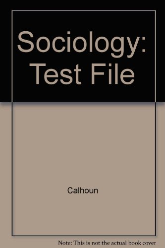 Book Sociology: Test File free