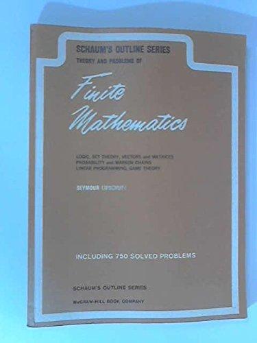 Book Schaum's Outline of Finite Mathematics free
