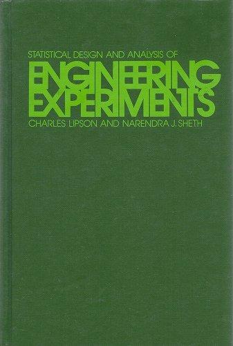 Book Statistical Design and Analysis of Engineering Experiments free