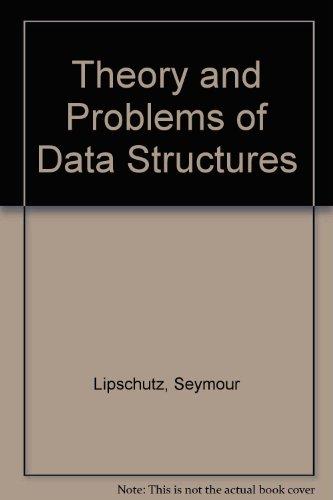Book Schaum's Outline of Theory and Problems of Data Structures (Schaum's Outlines) free