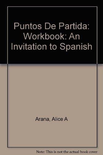 Book Workbook to Accompany Puntos De Partida: An Invitation to Spanish free