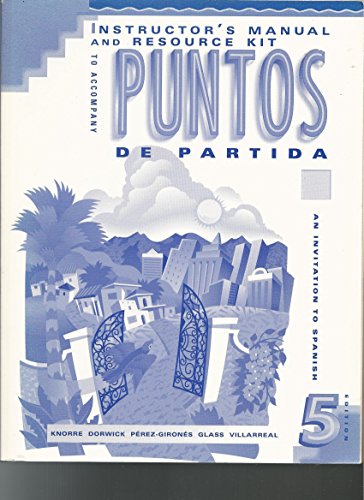 Book Puntos De Partida Insturctor's Manual And Resource Kit 5th Edition free