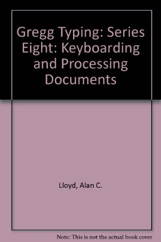 Book Gregg Typing, Complete Course free