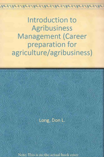 Book Introduction to Agribusiness Management free