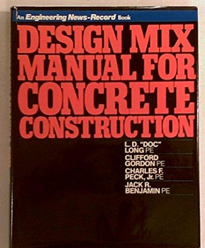 Book Design mix manual for concrete construction free