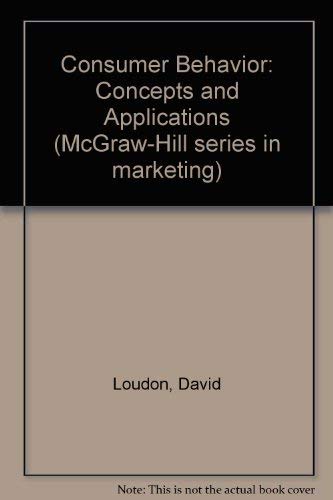 Book Consumer behavior: Concepts and applications (McGraw-Hill series in marketing) free